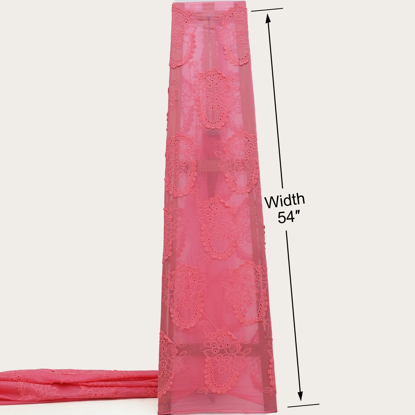 Chanderi Embroidery Fabric