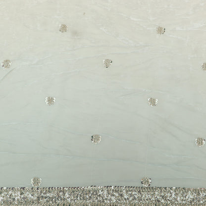 Satin Organza Embroidery Fabric