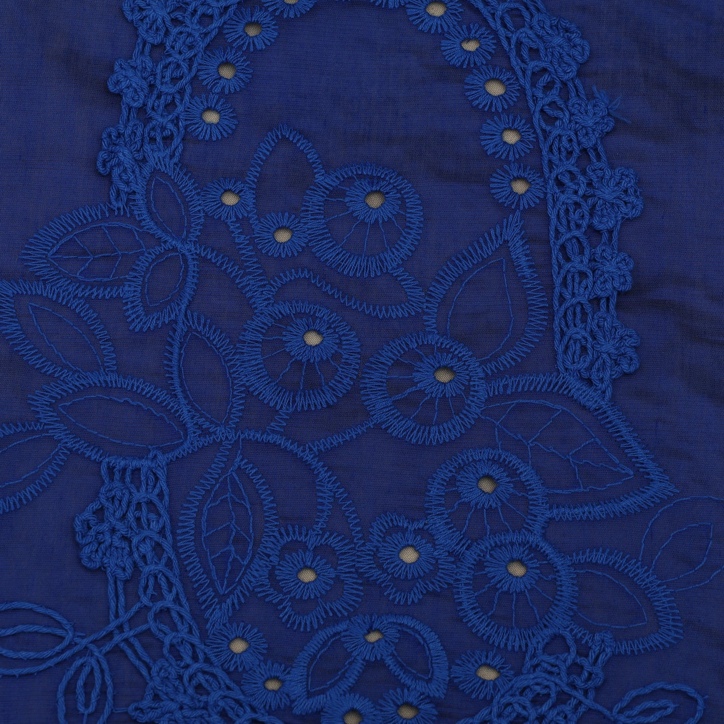 Chanderi Embroidery Fabric