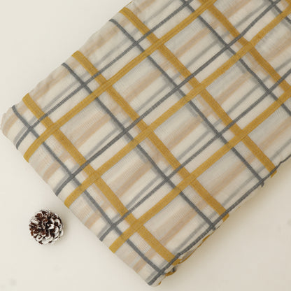 Chanderi Embroidery Fabric