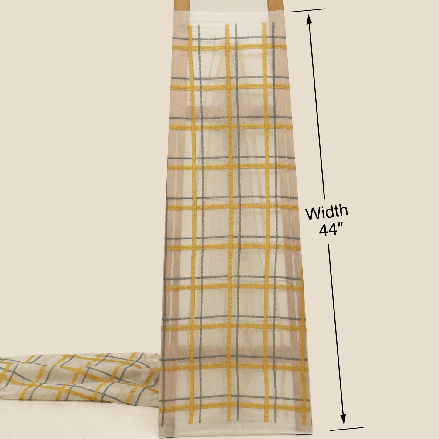 Chanderi Embroidery Fabric