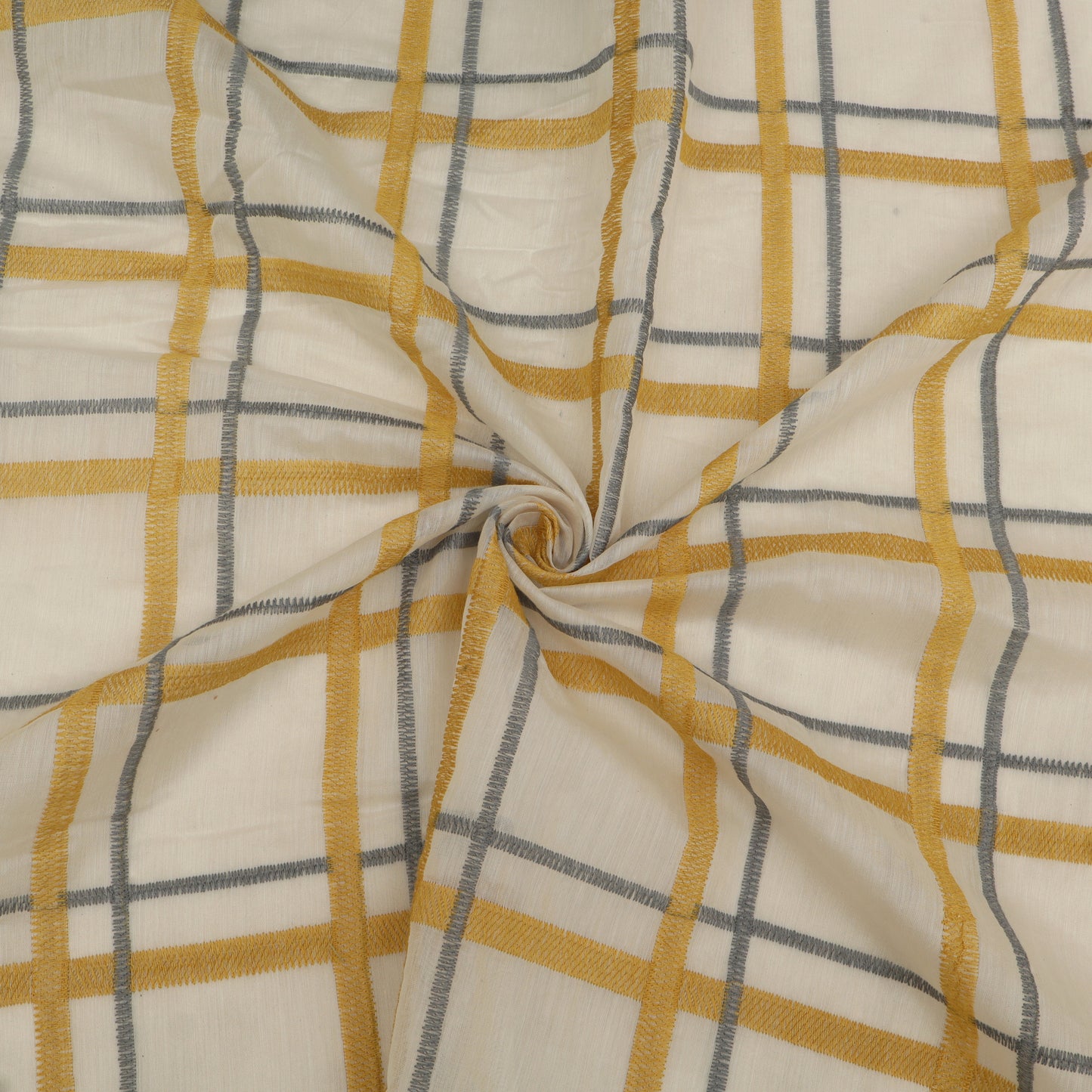 Chanderi Embroidery Fabric