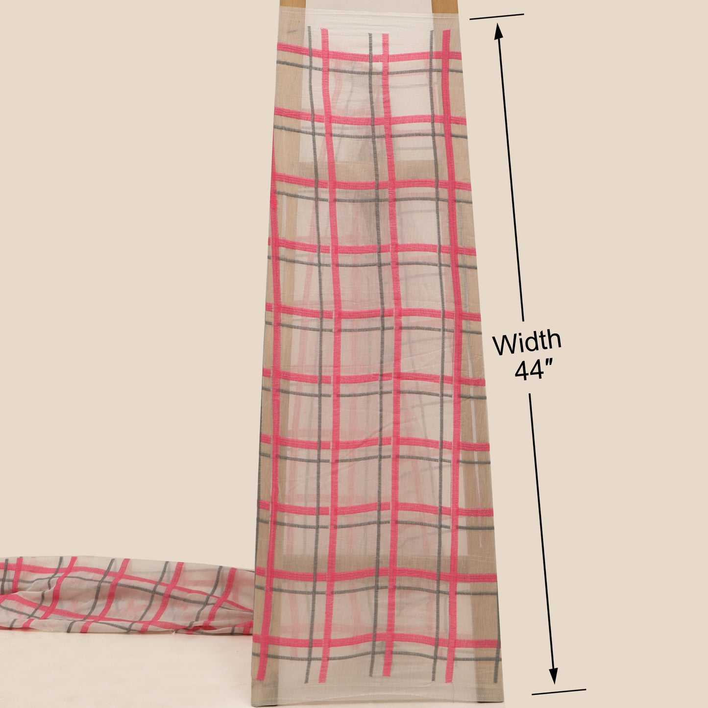Chanderi Embroidery Fabric