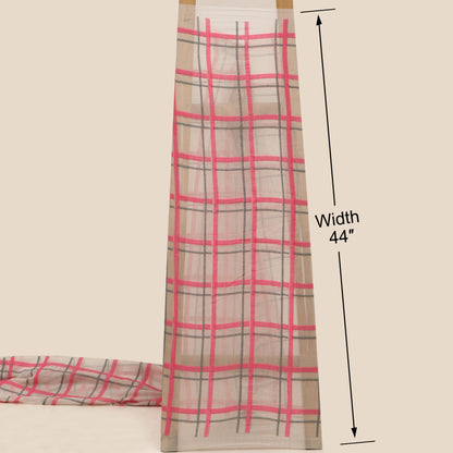 Chanderi Embroidery Fabric
