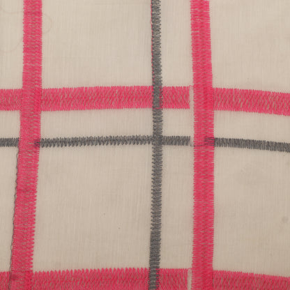 Chanderi Embroidery Fabric