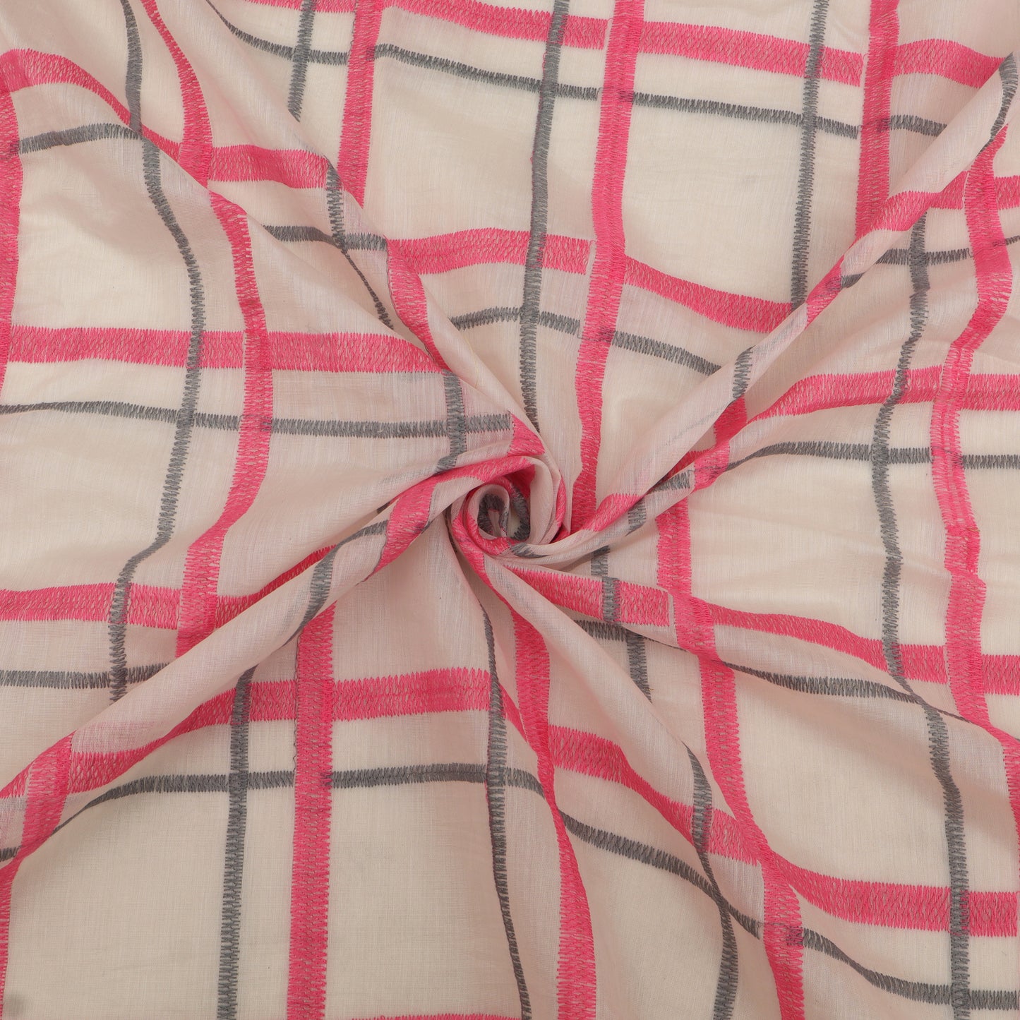 Chanderi Embroidery Fabric