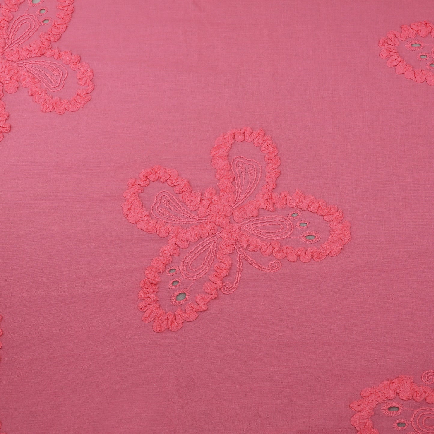 Chanderi Embroidery Fabric