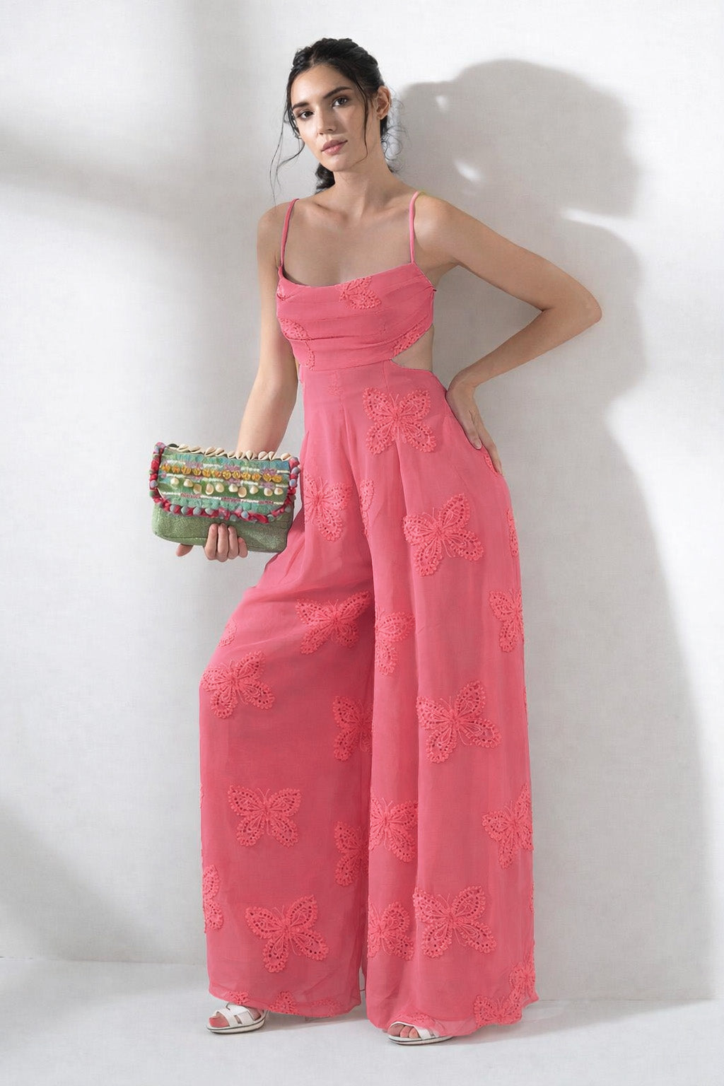 Chanderi Embroidery Fabric