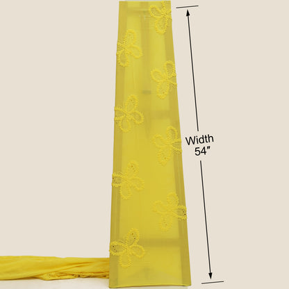 Chanderi Embroidery Fabric