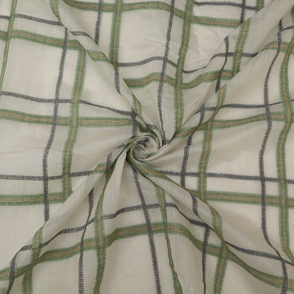 Chanderi Embroidery Fabric