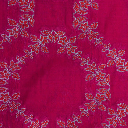 Rani Color Katan Meena  Brocade Fabric