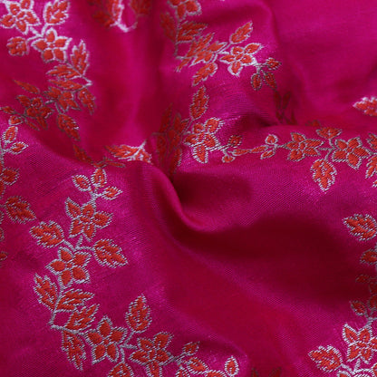 Rani Color Katan Meena  Brocade Fabric