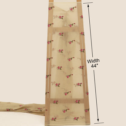 Chanderi Embroidery Fabric