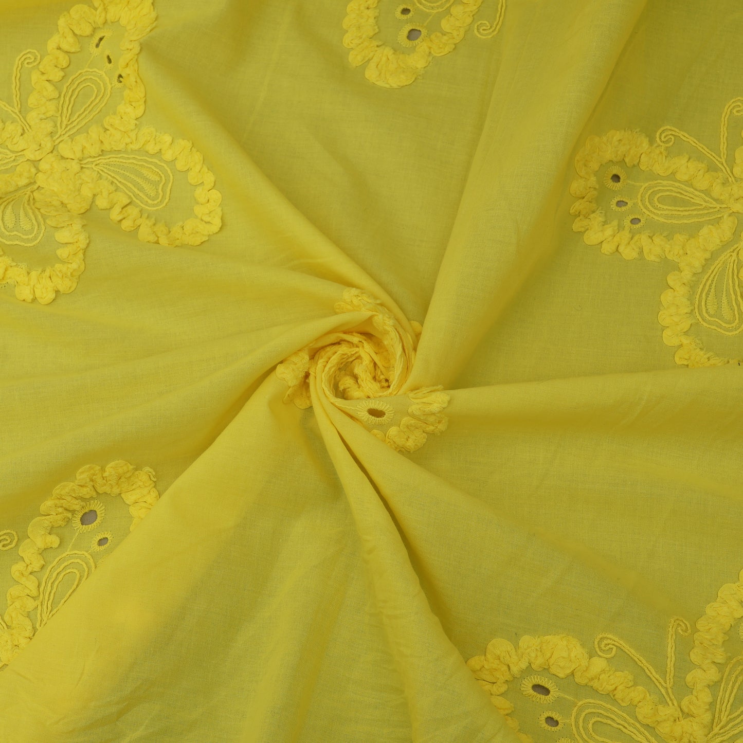 Chanderi Embroidery Fabric