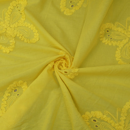 Chanderi Embroidery Fabric