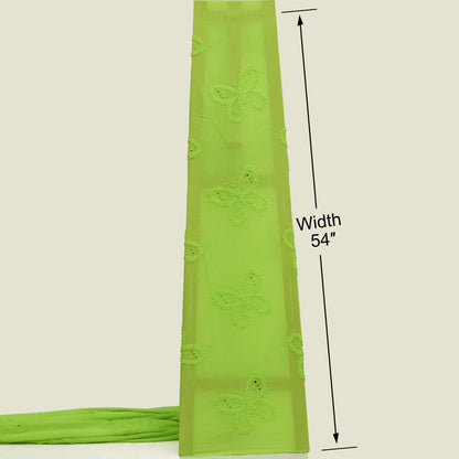 Chanderi Embroidery Fabric