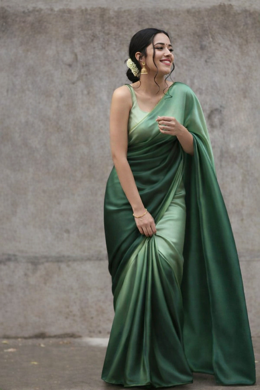 Satin Chinon Two Tone Fabric