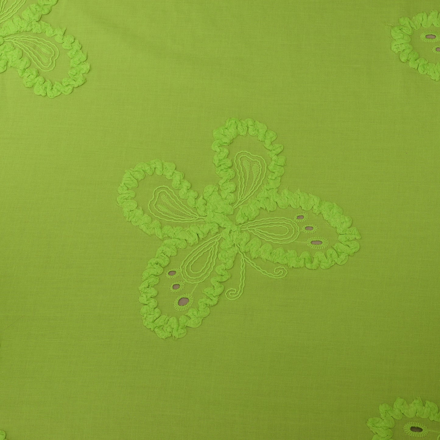 Chanderi Embroidery Fabric