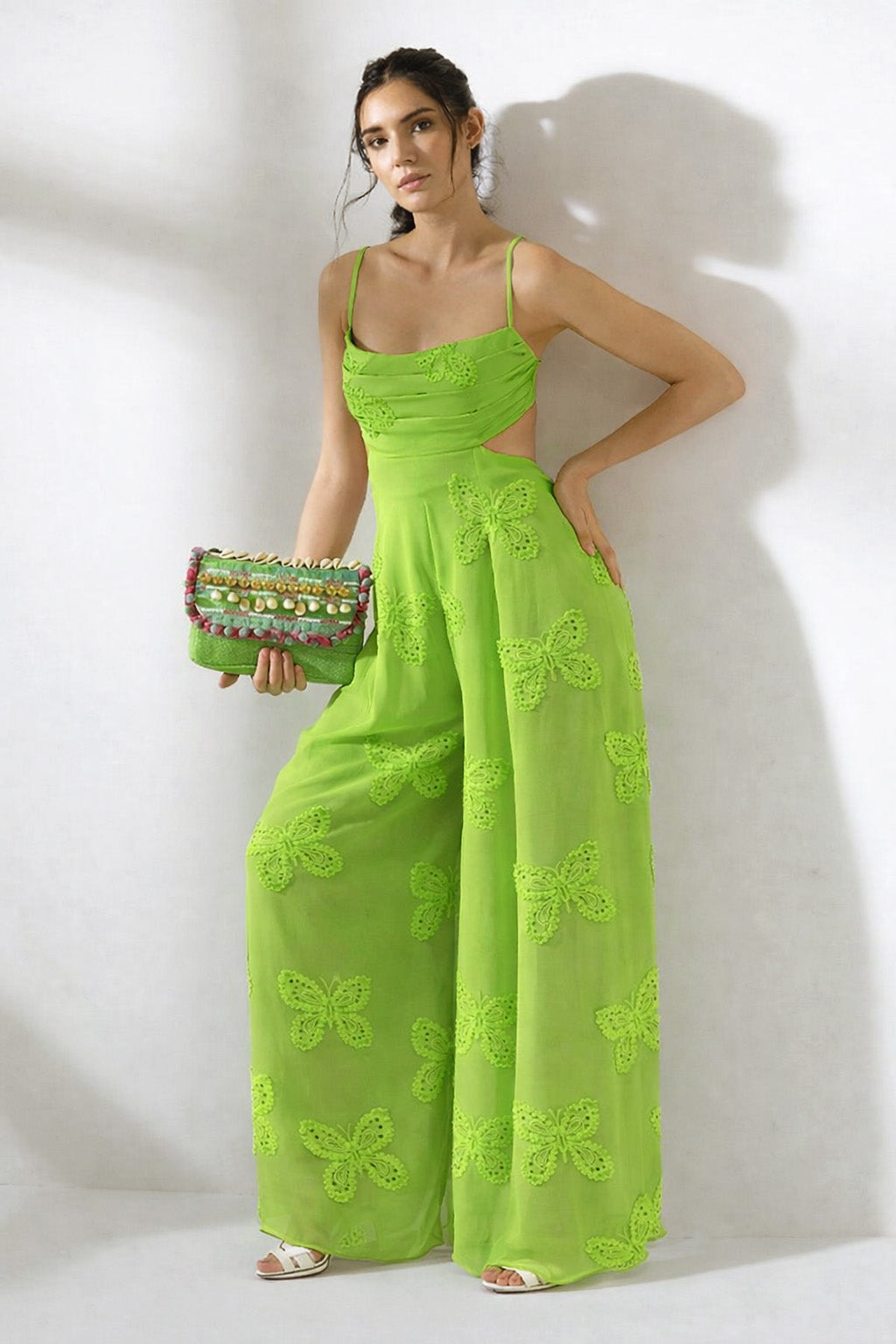 Chanderi Embroidery Fabric