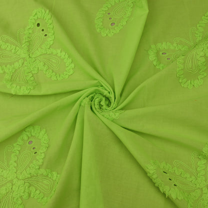 Chanderi Embroidery Fabric