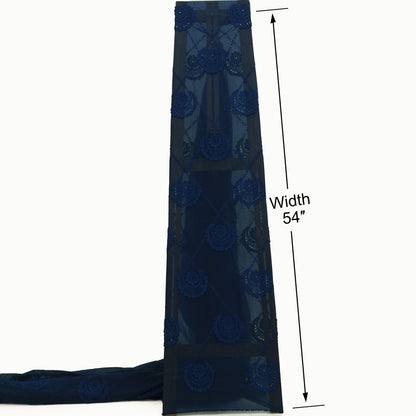 Chanderi Embroidery Fabric