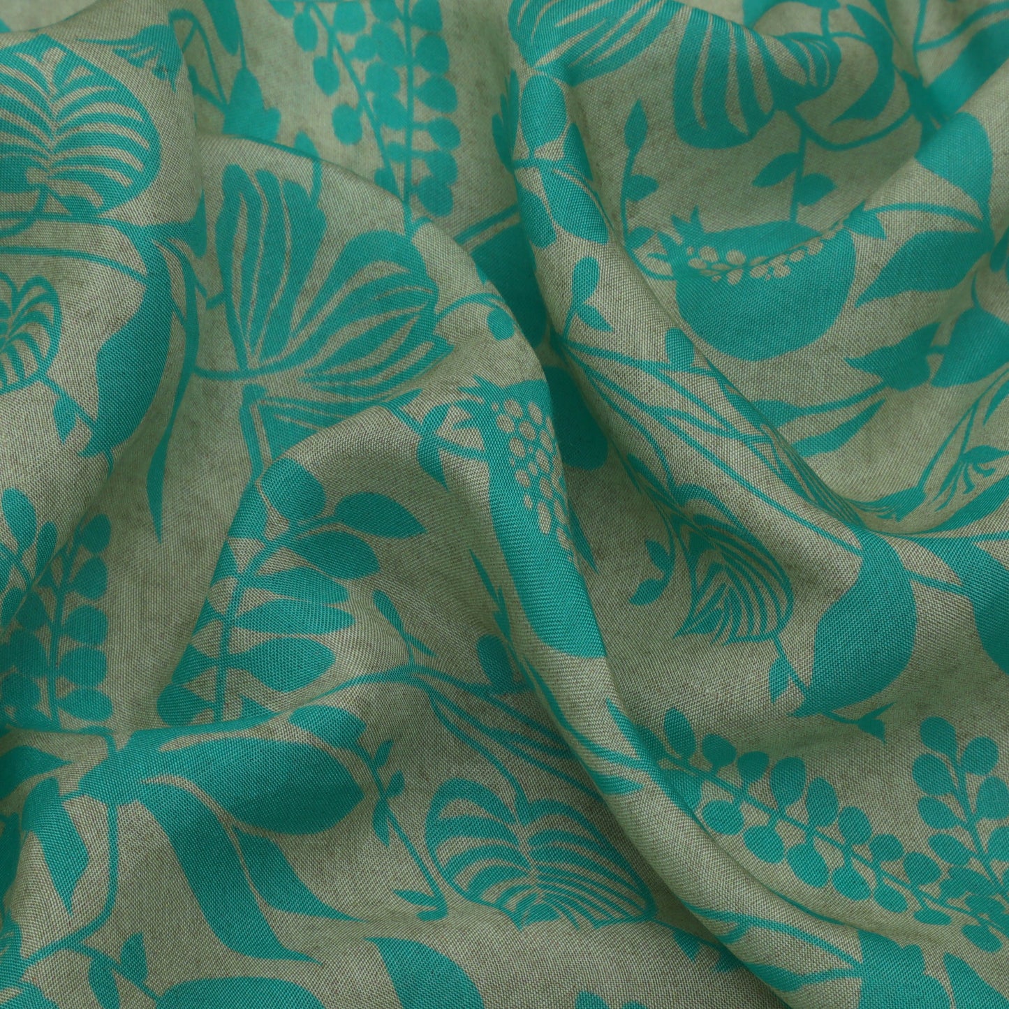 Multi-Color Muslin Print Fabric