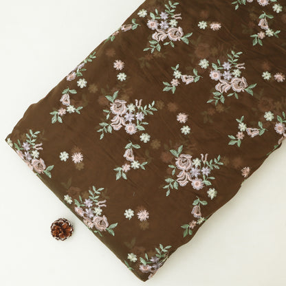 Chanderi Embroidery Fabric