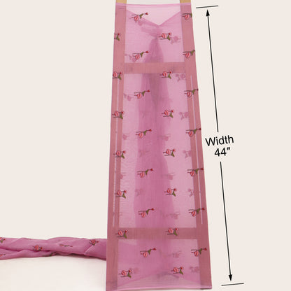 Chanderi Embroidery Fabric