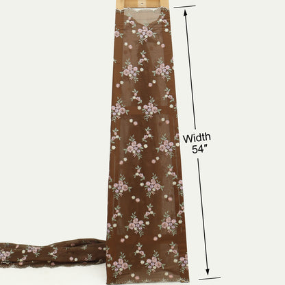 Chanderi Embroidery Fabric