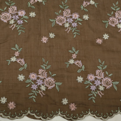 Chanderi Embroidery Fabric