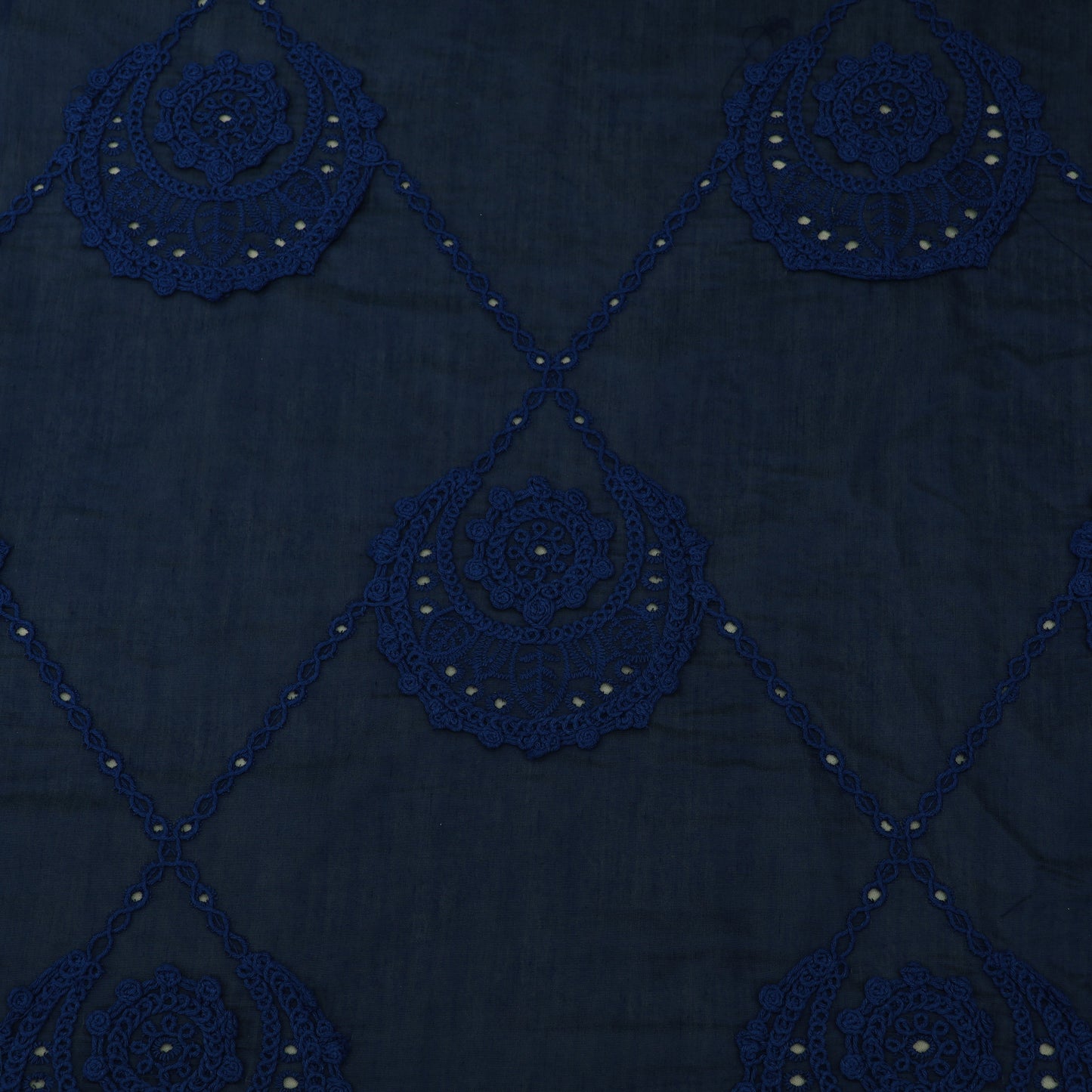 Chanderi Embroidery Fabric