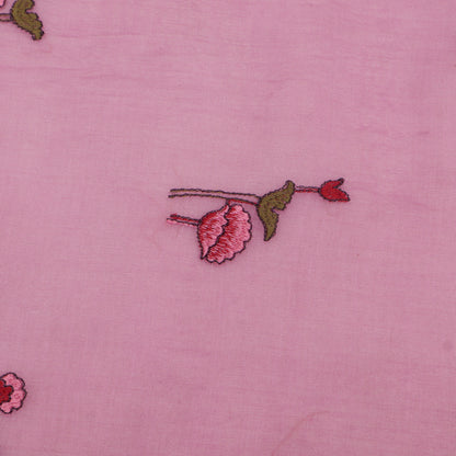 Chanderi Embroidery Fabric