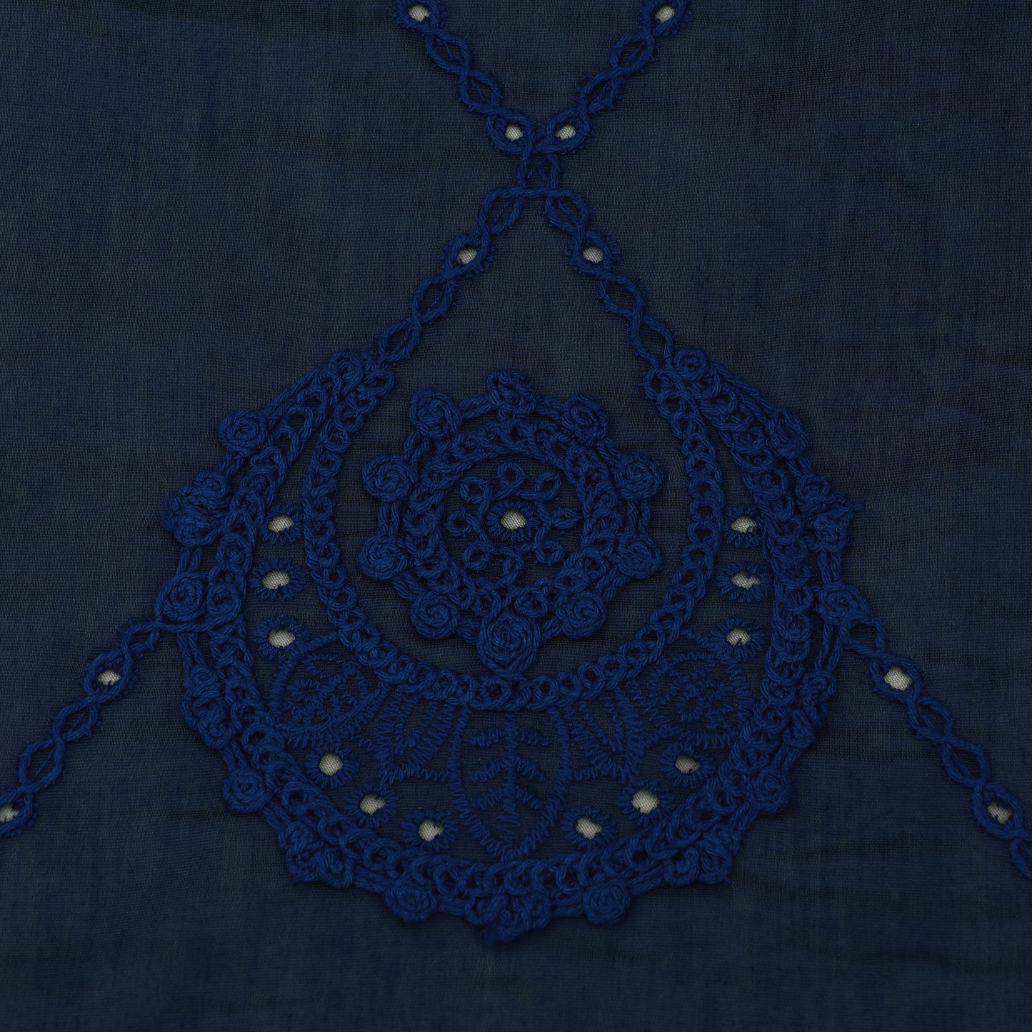 Chanderi Embroidery Fabric