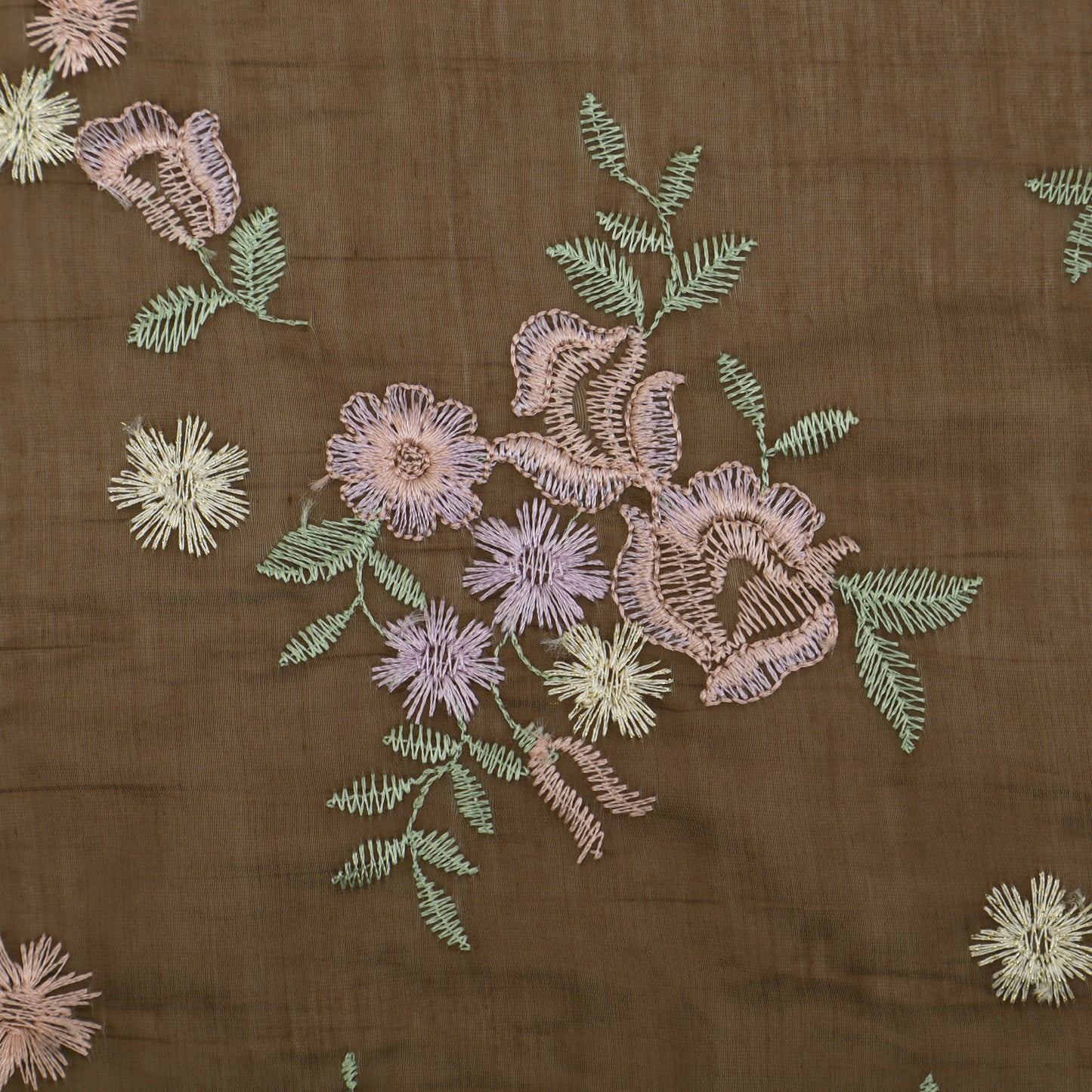 Chanderi Embroidery Fabric