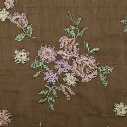 Chanderi Embroidery Fabric