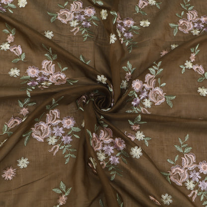 Chanderi Embroidery Fabric