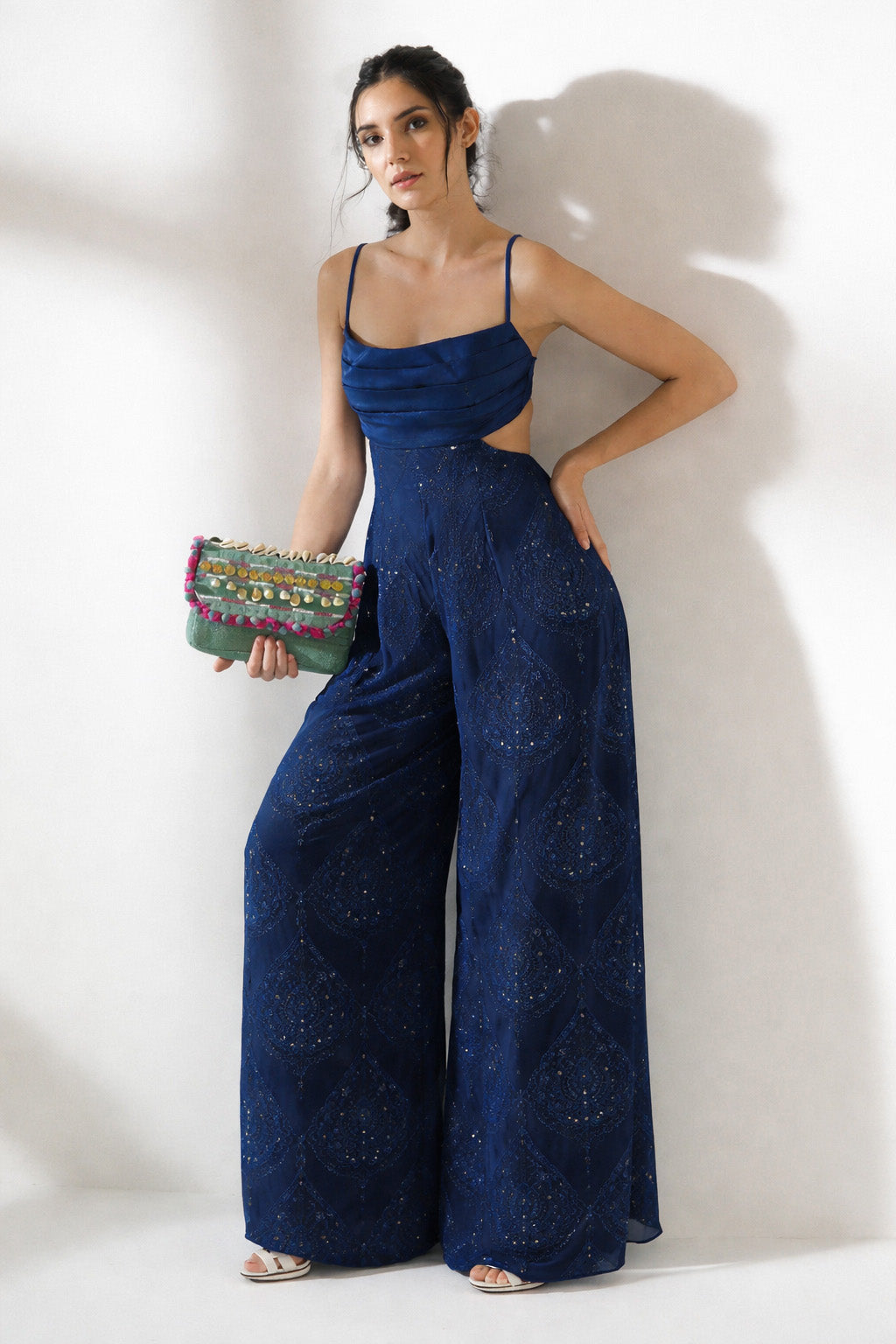 Chanderi Embroidery Fabric