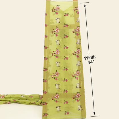 Chanderi Embroidery Fabric