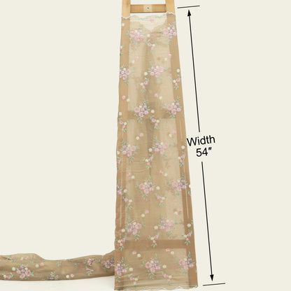 Chanderi Embroidery Fabric