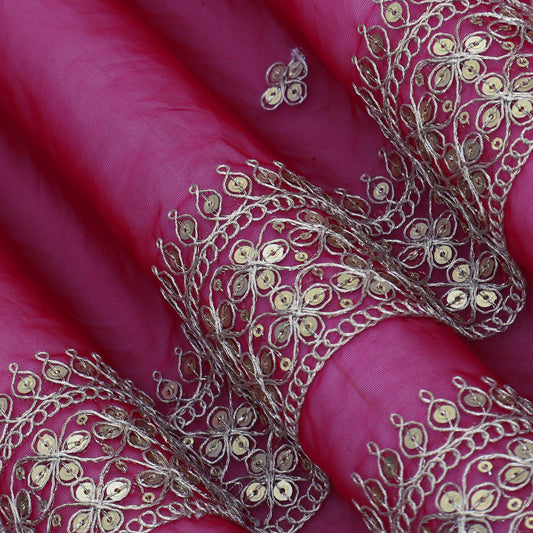 Rani Color Organza Embroidery Fabric