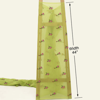 Chanderi Embroidery Fabric