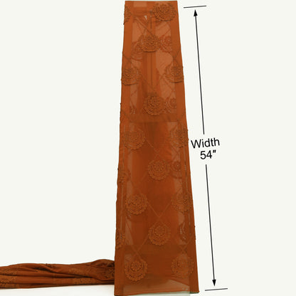 Chanderi Embroidery Fabric