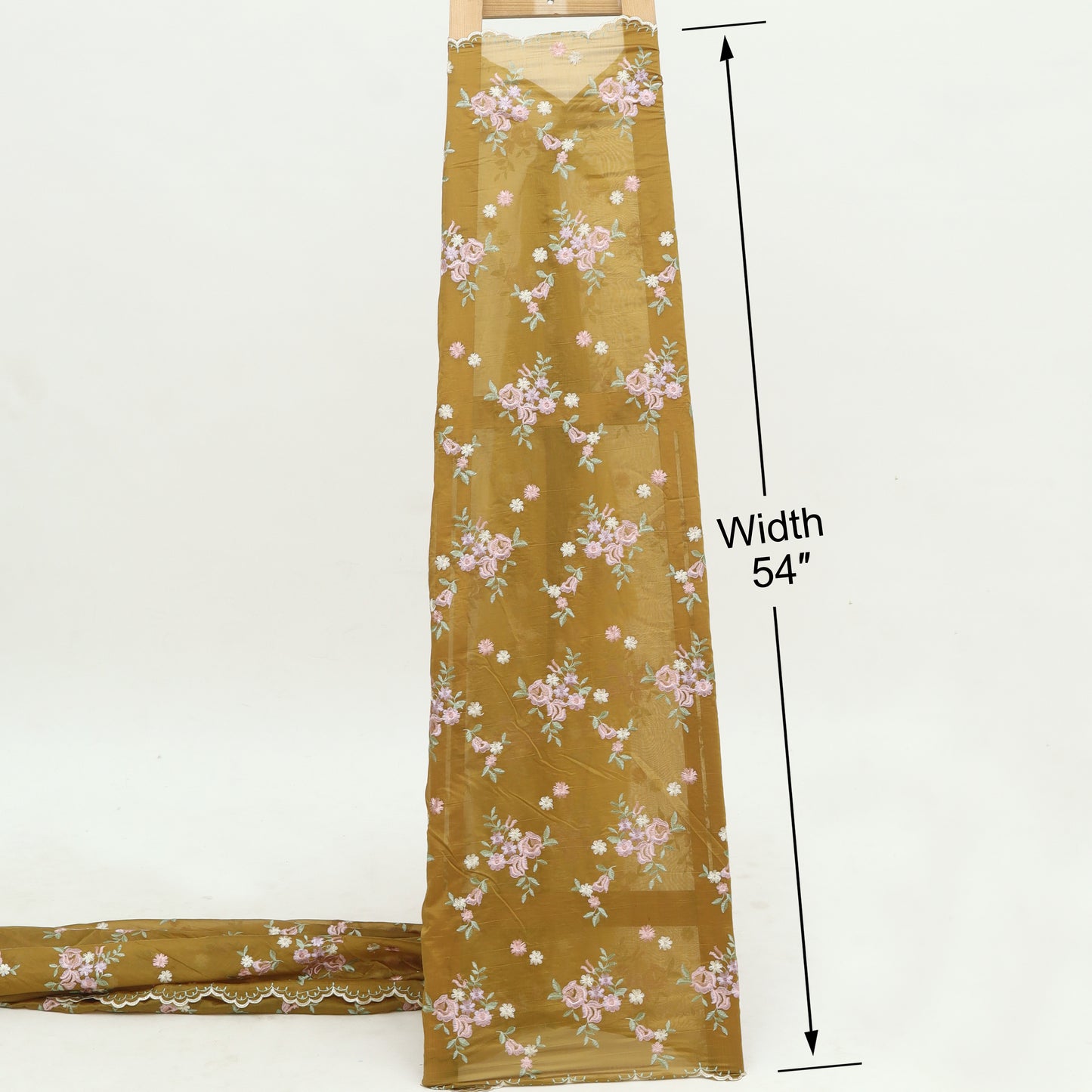 Chanderi Embroidery Fabric