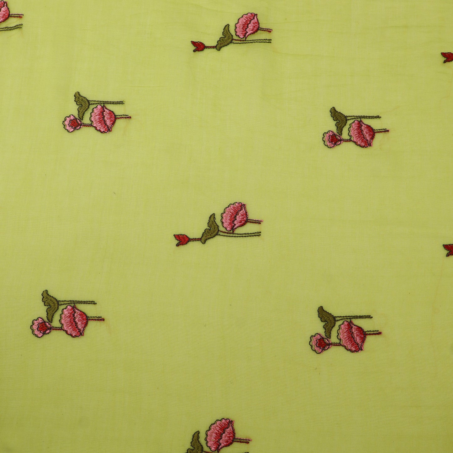 Chanderi Embroidery Fabric
