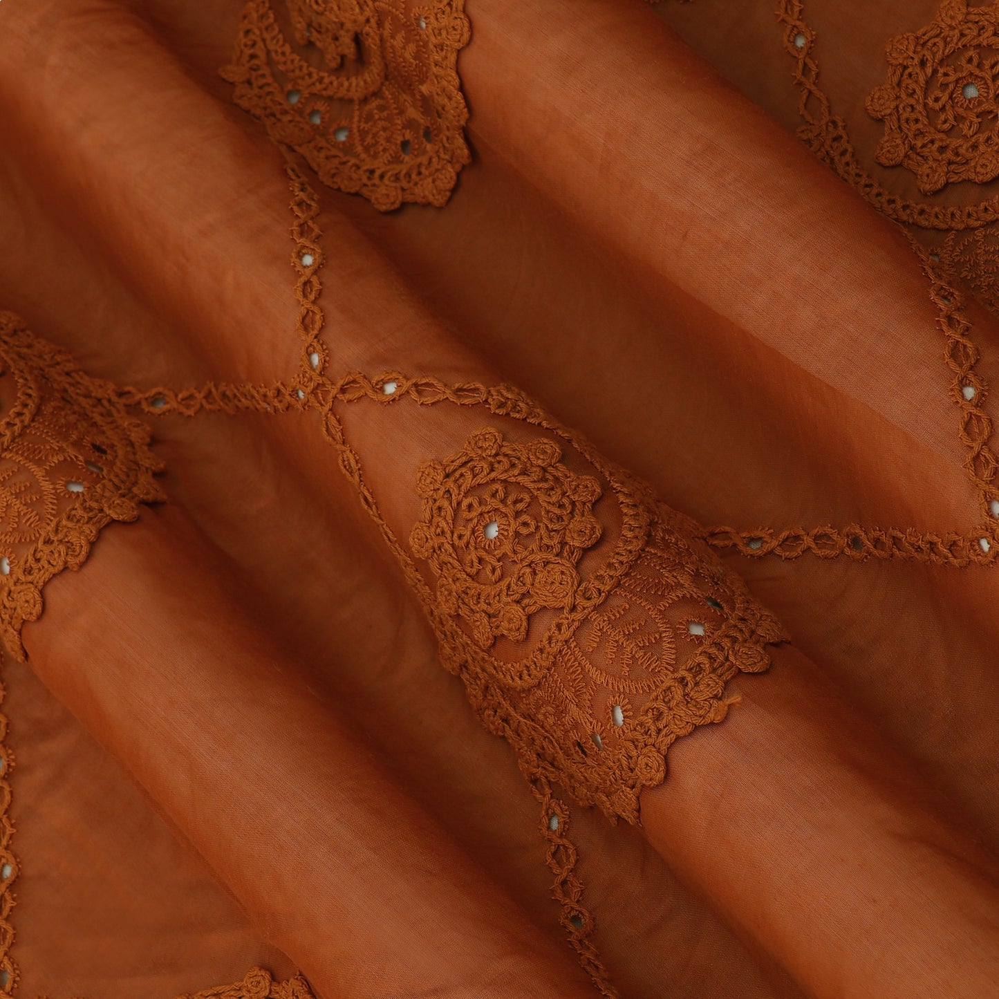 Chanderi Embroidery Fabric