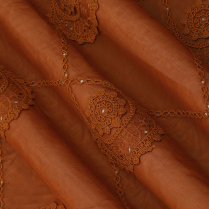 Chanderi Embroidery Fabric