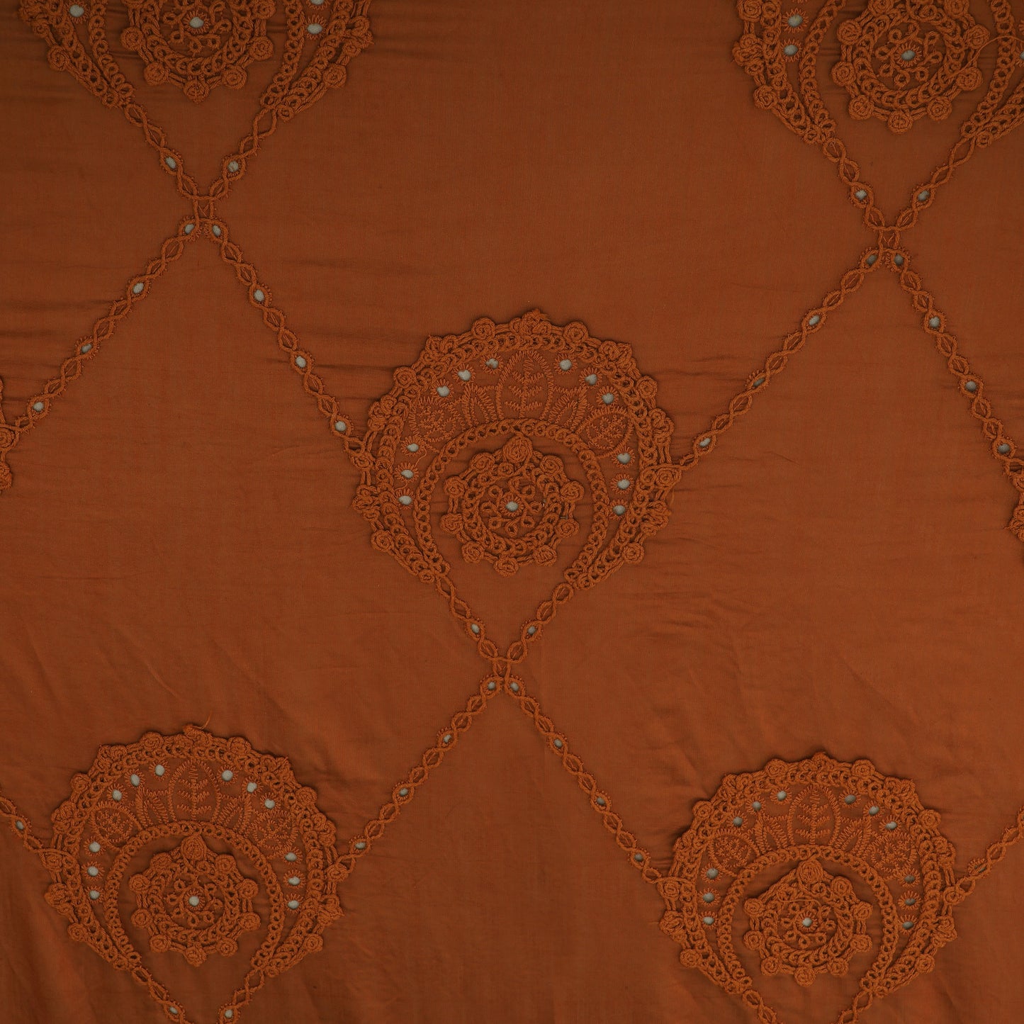 Chanderi Embroidery Fabric