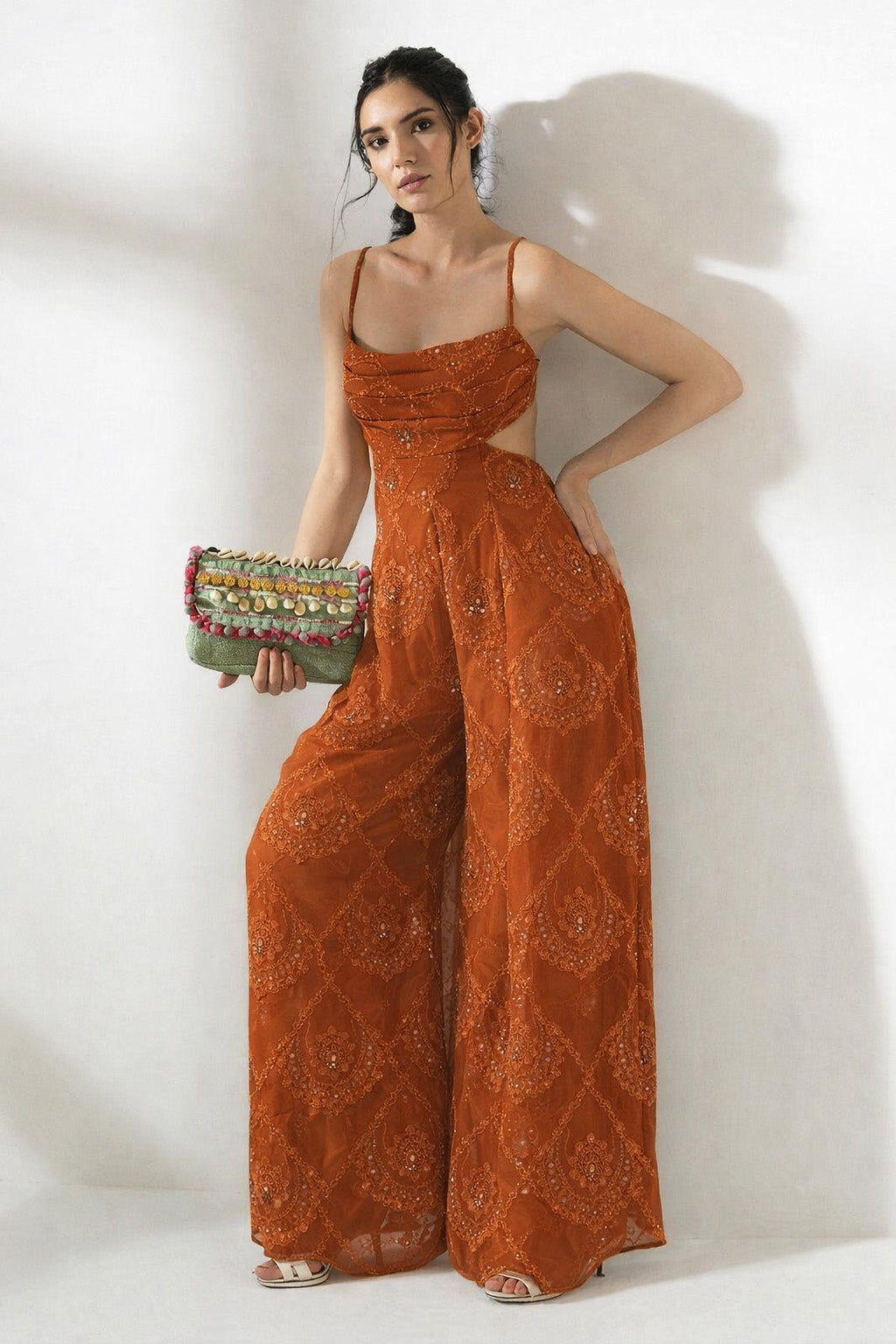 Chanderi Embroidery Fabric