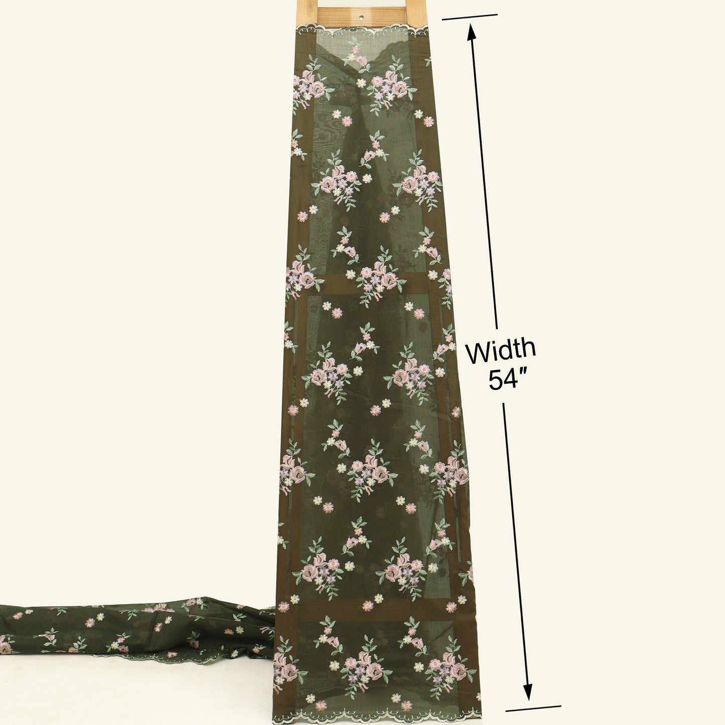 Chanderi Embroidery Fabric