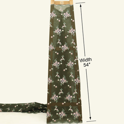 Chanderi Embroidery Fabric